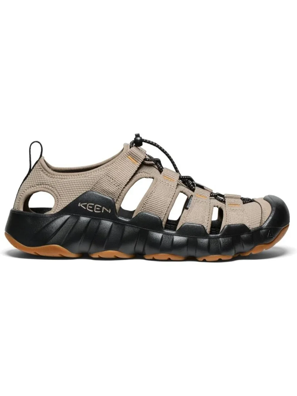 Men's Brindle And Black Hyper port Closed Toe Breathable Easy On Sandal Shoes